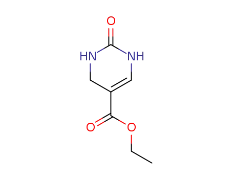 Molecular Structure of 33458-27-4 (5-PyriMidinecarboxylic acid, 1,2,3,4-tetrahydro-2-oxo-, ethyl ester)