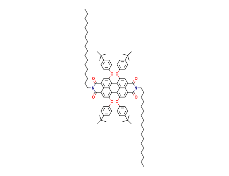1,6,7,1 2- tetra - t - butylphenoxy - N - N' - bis(octadecyl) - perylene - 3,4,9,10 - tetracarboxylic dianhydride(545387-15-3)