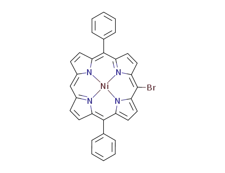 Molecular Structure of 193265-35-9 (C<sub>32</sub>H<sub>19</sub>BrN<sub>4</sub>Ni)