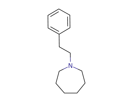 Molecular Structure of 65530-43-0 (1H-Azepine, hexahydro-1-(2-phenylethyl)-)