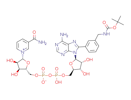 Molecular Structure of 1352621-54-5 (8-(3-(Boc-aminomethyl)phenyl) NAD)