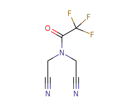 Molecular Structure of 1182284-06-5 (N-(trifluoroacetyl)iminodiacetonitrile)