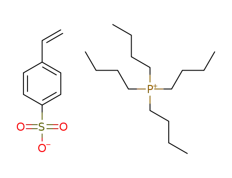 Molecular Structure of 1354745-59-7 (tetrabutylphosphonium p-styrenesulfonate)
