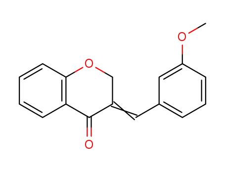 3-(3'-methoxybenzylidenyl)-2,3-dihydro-4H-1-benzopyran-4-one