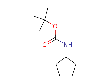 Molecular Structure of 193751-54-1 (N-1-Boc-amino-3-cyclopentene)