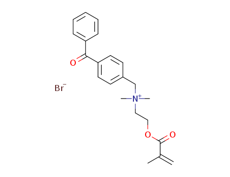 Benzenemethanaminium, 4-benzoyl-N,N-dimethyl-N-[2-[(2-methyl-1-oxo-2-propenyl)oxy]ethyl]-, bromide