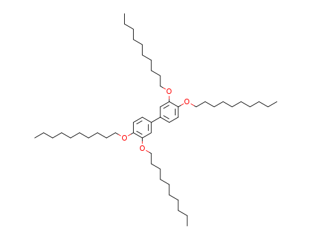 Molecular Structure of 195321-60-9 (1,1'-Biphenyl, 3,3',4,4'-tetrakis(decyloxy)-)