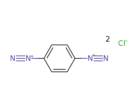 Molecular Structure of 13712-02-2 (1,4-Benzenebis(diazonium), dichloride)