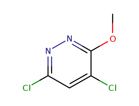 Molecular Structure of 112342-58-2 (4,6-DICHLORO-3-METHOXYPYRIDAZINE)