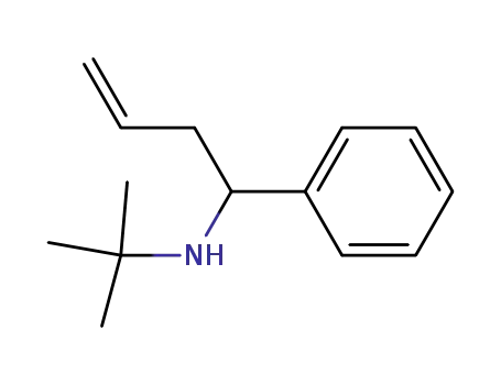 Molecular Structure of 101775-07-9 (Benzenemethanamine, N-(1,1-dimethylethyl)-a-2-propenyl-)