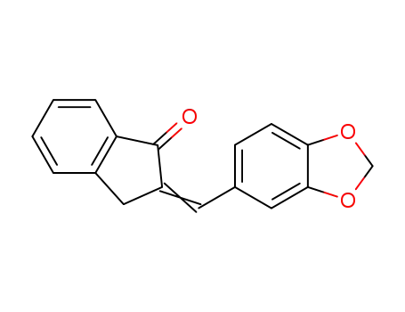 2,3-Dihydro-2-(1,3-benzodioxol-5-ylmethylene)-1H-inden-1-one