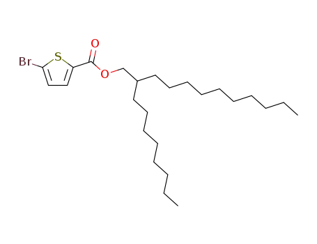 Molecular Structure of 808142-41-8 (2-octyl-dodecyl 5-bromothiophene-2-carboxylate)