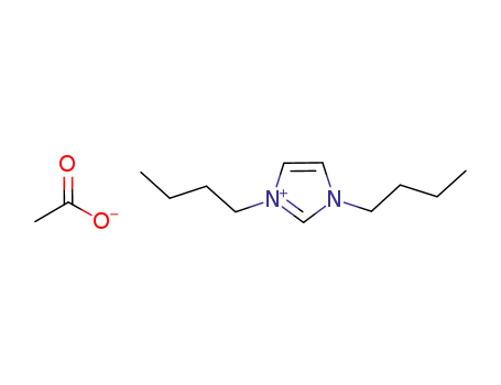Molecular Structure of 723254-66-8 (1,3-dibutylimidazolium acetate)