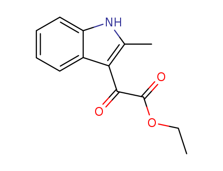 1H-Indole-3-aceticacid, 2-methyl-a-oxo-,ethyl ester