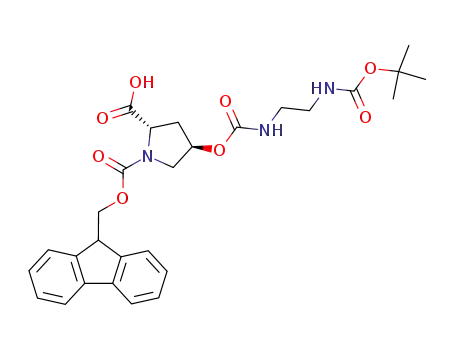 Molecular Structure of 187223-15-0 (FMOC-L-HYP(BOM)-OH)