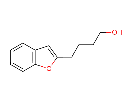 Molecular Structure of 105952-37-2 (2-Benzofuranbutanol)