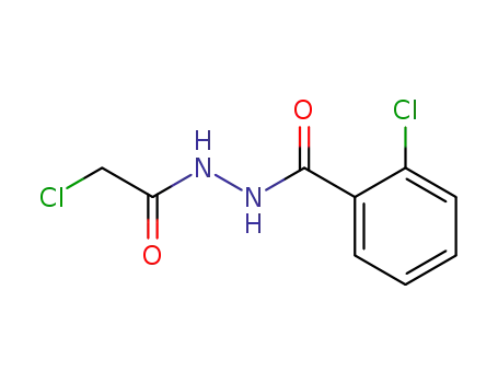 Molecular Structure of 52093-13-7 (2-CHLORO-N''-(CHLOROACETYL)BENZOHYDRAZIDE)
