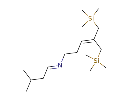 Molecular Structure of 176848-89-8 ([3-Methyl-but-(E)-ylidene]-(5-trimethylsilanyl-4-trimethylsilanylmethyl-pent-3-enyl)-amine)