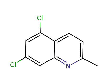 Molecular Structure of 26933-09-5 (5,7-DICHLORO-2-METHYLQUINOLINE)