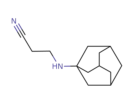 Molecular Structure of 32901-14-7 (3-(ADAMANTAN-1-YLAMINO)-PROPIONITRILE)