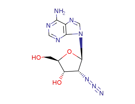 Molecular Structure of 58699-61-9 (2'-Azido-d-adenosine)