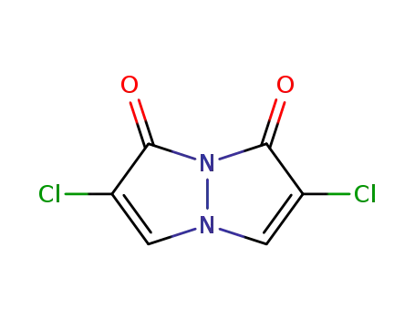 Molecular Structure of 78763-68-5 (1H,7H-Pyrazolo[1,2-a]pyrazole-1,7-dione, 2,6-dichloro-)