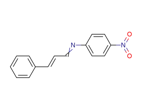 Molecular Structure of 15286-45-0 (4-nitro-N-[(1E)-3-phenylprop-2-en-1-ylidene]aniline)