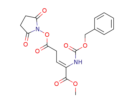 Molecular Structure of 130680-61-4 ((Z)-Cbz-ΔGlu(OSu)-OMe)