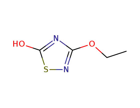 Molecular Structure of 75465-39-3 (ethoxy-3 thiadiazol-1,2,4 ol-5)