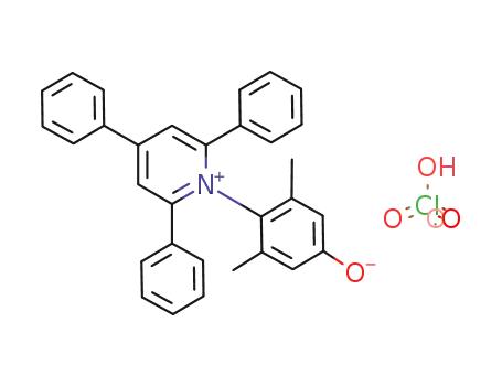 Molecular Structure of 107013-33-2 (Pyridinium, 1-(4-hydroxy-2,6-dimethylphenyl)-2,4,6-triphenyl-,perchlorate (salt))