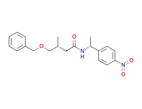 (3R)-4-(Benzyloxy)-3-methyl-N-<(R)-α-methyl-4-nitrobenzyl>butanamide