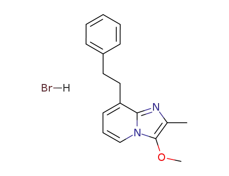 Imidazo[1,2-a]pyridine, 3-methoxy-2-methyl-8-(2-phenylethyl)-,
monohydrobromide