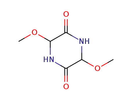 Molecular Structure of 80478-58-6 (2,5-Piperazinedione,3,6-dimethoxy-(9CI))