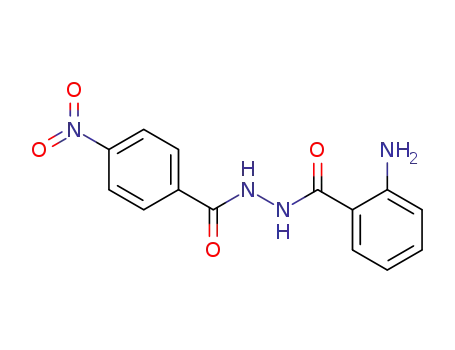 Molecular Structure of 88184-98-9 (Benzoic acid, 2-amino-, 2-(4-nitrobenzoyl)hydrazide)