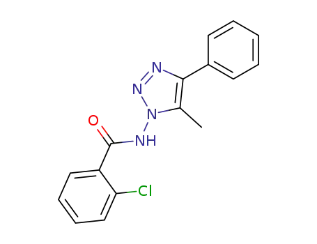Benzamide, 2-chloro-N-(5-methyl-4-phenyl-1H-1,2,3-triazol-1-yl)-
