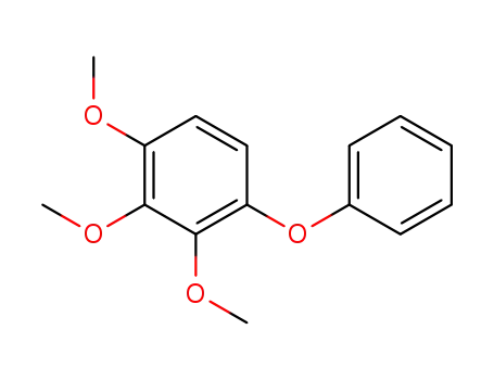 Molecular Structure of 88037-83-6 (Benzene, 1,2,3-trimethoxy-4-phenoxy-)