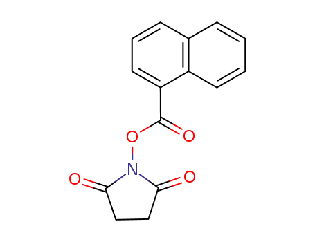 Molecular Structure of 134676-06-5 (2,5-Pyrrolidinedione, 1-[(1-naphthalenylcarbonyl)oxy]-)