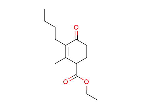 3-butyl-2-methyl-4-oxo-cyclohex-2-enecarboxylic acid ethyl ester