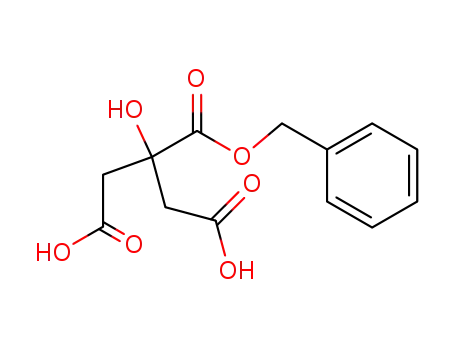 Molecular Structure of 83948-68-9 (Citric acid-2-benzylester)
