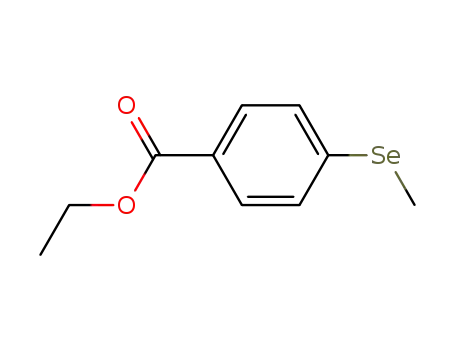 Molecular Structure of 3757-99-1 (Benzoic acid, 4-(methylseleno)-, ethyl ester)