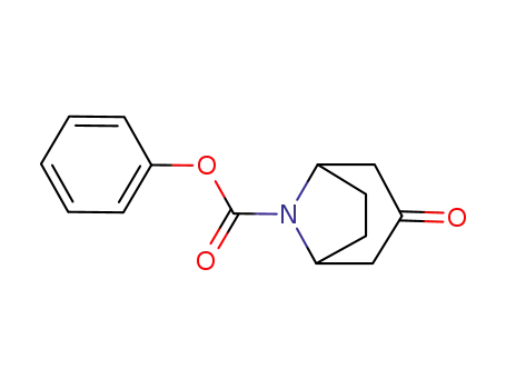 Molecular Structure of 16641-72-8 (phenyl 3-oxo-8-azabicyclo[3.2.1]octane-8-carboxylate)