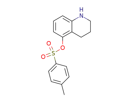 Molecular Structure of 72995-18-7 (5-Quinolinol, 1,2,3,4-tetrahydro-, 4-methylbenzenesulfonate (ester))