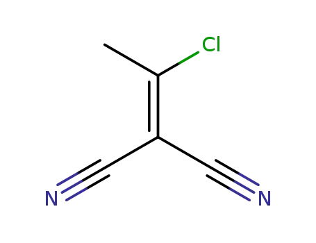 Molecular Structure of 18394-32-6 (Propanedinitrile, (1-chloroethylidene)-)