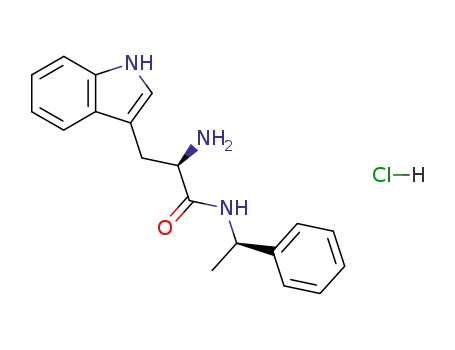 (R)-2-Amino-3-(1H-indol-3-yl)-N-((R)-1-phenyl-ethyl)-propionamide; hydrochloride