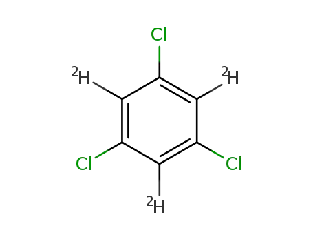 Molecular Structure of 1198-60-3 (1,3,5-TRICHLOROBENZENE-D3)
