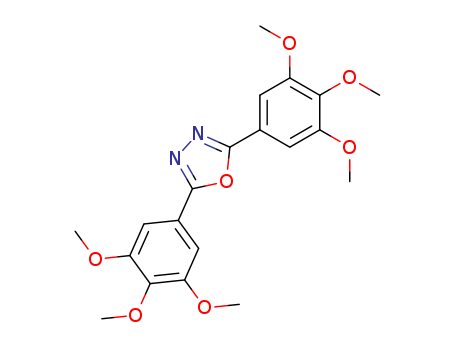 2,5-bis(3,4,5-trimethoxyphenyl)-1,3,4-oxadiazole