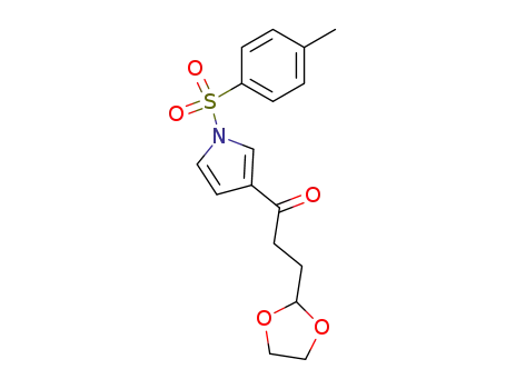 1H-Pyrrole,
3-[3-(1,3-dioxolan-2-yl)-1-oxopropyl]-1-[(4-methylphenyl)sulfonyl]-