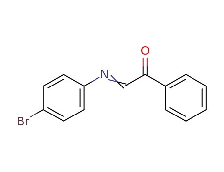 Molecular Structure of 19027-81-7 (Ethanone, 2-[(4-bromophenyl)imino]-1-phenyl-)