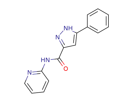 Molecular Structure of 130421-48-6 (5-phenyl-N-pyridin-2-yl-2H-pyrazole-3-carboxamide)