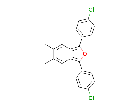 Isobenzofuran,1,3-bis(4-chlorophenyl)-5,6-dimethyl- cas  62423-10-3